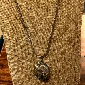 Abalone shell necklace